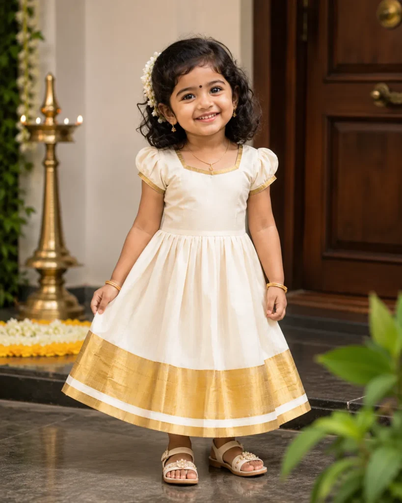 onam fashion for kids